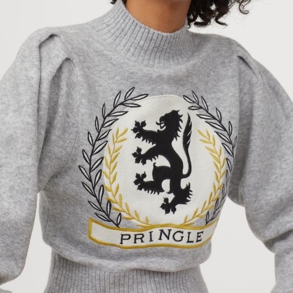 𝅺pringle of Scotland x H&M Knit Mock-Turtleneck Sweater size S - Picture 1 of 7